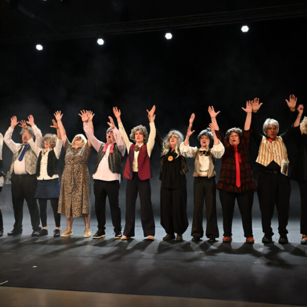 Photo prise lors d'une représentation de L'Alchimie des cœurs, avec la troupe S'ignoret