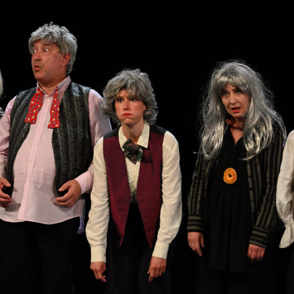 Photo prise lors d'une représentation de L'Alchimie des cœurs, avec la troupe S'ignoret
